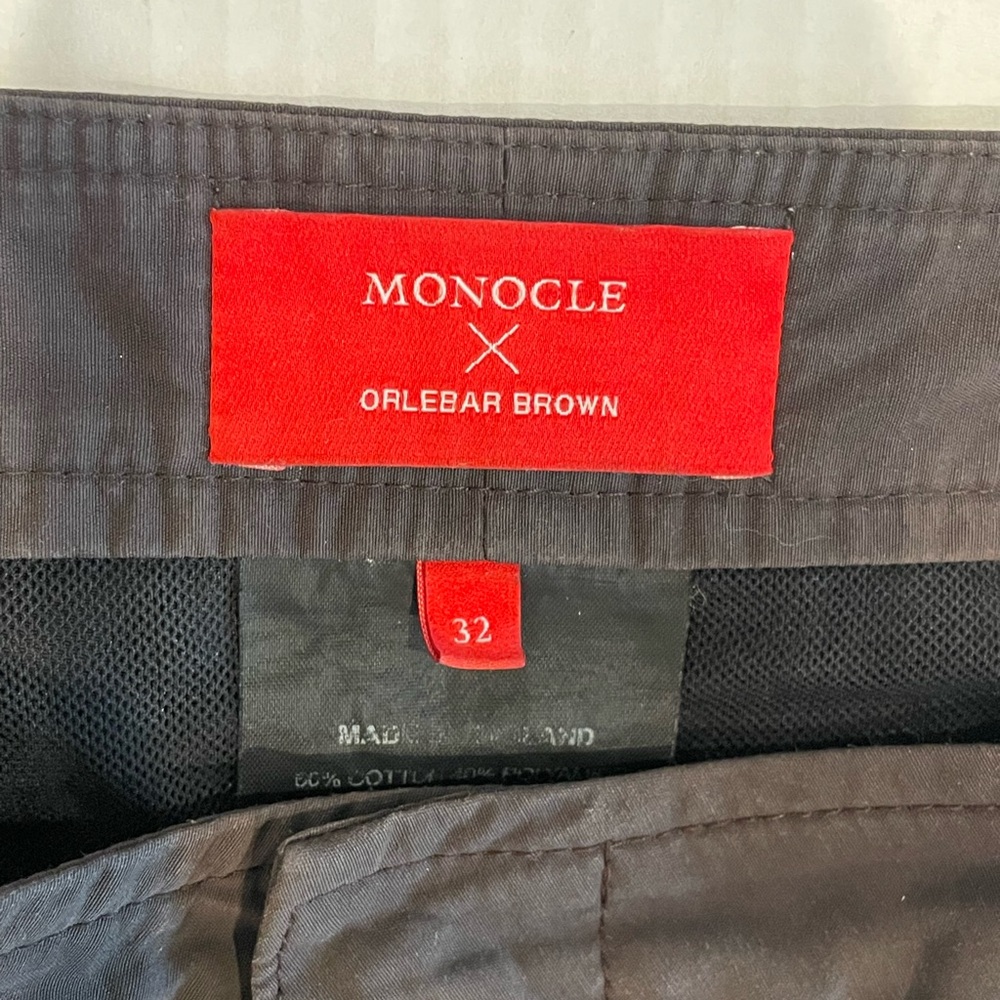 ORLEBAR BROWN Monocle Men Swim Trunks Gray 32MADE IN ENGLAND - Picture 2 of 7